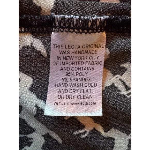 Chase And Wonder Horse Theme Faux Wrap Dress Black White *No Size Tag Smaller - Picture 8 of 10